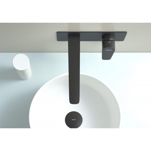 Смеситель для раковины AQUATEK Бетта AQ1113MB встраиваемый черный матовый